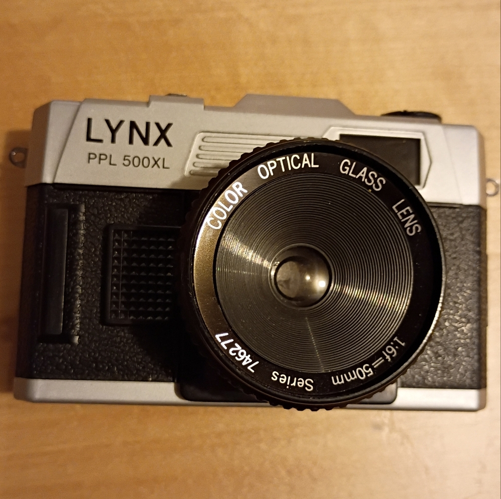PPL-500XL Black and Silver Camera